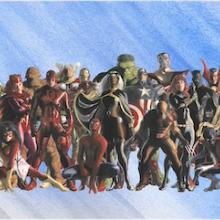 Marvel Heroes Giclee on Canvas Limited Edition Print by Alex Ross (2024) - ID: AR0334C Alex Ross