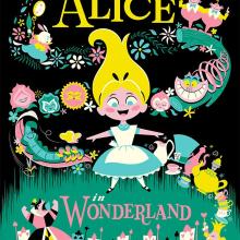 “Journey Through Wonderland” Treasures on Canvas Limited Edition Print by Eric Tan - ID: 589G0022C-SM1 Disneyana
