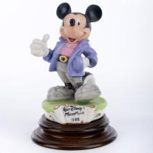 Mickey Mouse in 1988 Capodimonte Figurine - ID: LZD6718 Disneyana