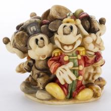 Mickey Through The Years Figurine Trinket Box (2000) - ID: WDWRMM Disneyana