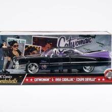 Hollywood Rides DC Bombshells Cat Woman & 1959 Cadillac Coupe Deville by Jada Toys (2018) - ID: apr24003 Pop Culture