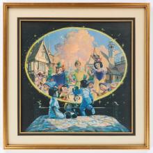 Disneyland "New Fantasyland" Limited Edition Print by Charles Boyer (1983) - ID: apr24040 Disneyana