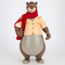 Tailspin 13" Baloo Soft Vinyl Action Figure with Pin (c.1990s) - ID: apr24167 Disneyana