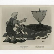 1940 Pinocchio and Geppetto Illustration Theatrical Release Promotional Photograph - ID: aug22119 Walt Disney
