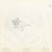 Banjo the Woodpile Cat Production Drawing (1979) - ID: aug22181 Don Bluth