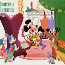Walt Disney Studios Christmas Card (1957) - ID: dec22084 Walt Disney