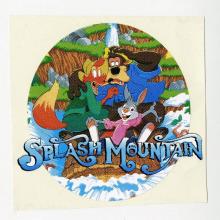 Splash Mountain Disneyland Sticker (1980s) - ID: dec22205 Disneyana