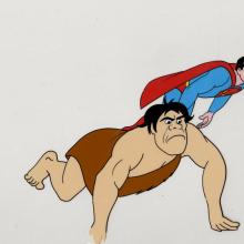 Adventures of Superboy The Neanderthal Caveman Caper Production Cel (1967) - ID: dec22321 Filmation