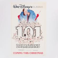 101 Dalmatians Re-release Promotional One-Sheet Poster (1985) - ID: dec23015 Walt Disney