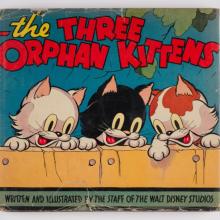 1935 Three Orphan Kittens First Edition Book with Dust Jacket - ID: feb23286 Disneyana