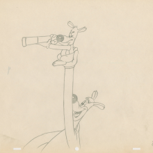 MGM George and Junior "Henpecked Hoboes" Production Drawing (1946) - ID: feb24082 MGM