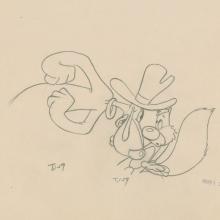 1945 MGM Screwy Squirrel The Screwy Truant Production Drawing (1945) - ID: feb24085 MGM