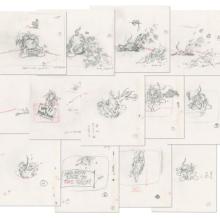 Collection of 13 What-A-Mess Digging Bumper Layout Drawings (1995) - ID: feb24112 DiC