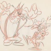 Mighty Mouse: The New Adventures Development Drawing - ID: feb24170 Ralph Bakshi