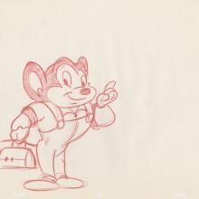 Mighty Mouse: The New Adventures Development Drawing - ID: feb24181 Ralph Bakshi