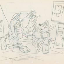 Mighty Mouse: The New Adventures Development Drawing - ID: feb24190 Ralph Bakshi
