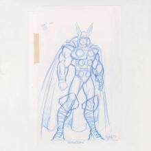 1990s Unmade Thor Animated Series Development Drawing  - ID: feb24194 Marvel