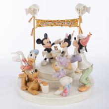 75th Anniversary Mickey's Surprise Party Limited Edition by Lenox (2003) - ID: feb24224 Disneyana