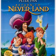 Return to Neverland Signed One-Sheet Promotional Poster (2002) - ID: febdisney22279 Walt Disney