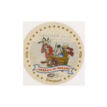 1976 Disneyland America on Parade Transfer for Limited Edition Plate - ID: jan23226 Disneyana