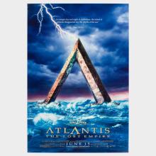2001 Atlantis Deep Sea Promotional One-Sheet Poster - ID: jan24121 Walt Disney