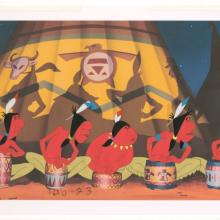 Peter Pan Natives Drum Circle Production Cel  (1953) - ID: jan24310 Walt Disney
