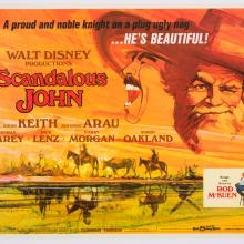 Scandalous John Promotional Half-Sheet Poster (1971) - ID: jandisney22208 Walt Disney