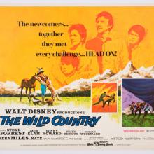 The Wild Country Promotional Half-Sheet Poster (1970) - ID: jandisney22222 Walt Disney
