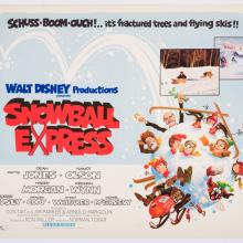 Snowball Express Promotional Half-Sheet Poster (1972) - ID: jandisney22226 Walt Disney
