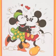 Mickey and Minnie Poster Test Print (c.1980s) - ID: janmickey22195 Disneyana