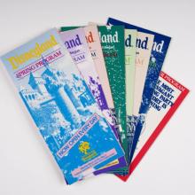 Collection of 9 Disneyland Today Souvenir Guidebooks (1985-1986) - ID: jul22001 Disneyana