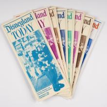 Collection of 8 Disneyland Today Souvenir Guidebooks (March 1987)  - ID: jul22005 Disneyana