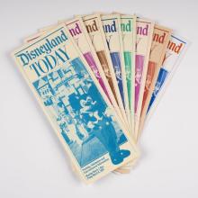 Collection of 8 Disneyland Today Souvenir Guidebooks (March 1987) - ID: jul22006 Disneyana