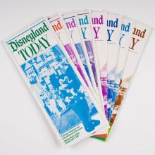 Collection of 8 Disneyland Today Souvenir Guidebooks (April 1987) - ID: jul22007 Disneyana