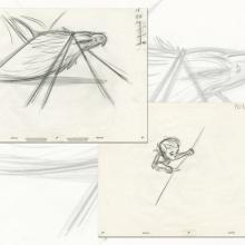 The Rescuers Down Under Cody & Marahute Production Drawings (1990) - ID: jul22054 Walt Disney