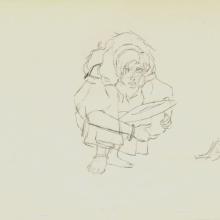 Hunchback of Notre Dame Esmeralda Rough Development Sketch (1996) - ID: jul22329 Walt Disney