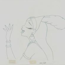 The Thief and the Cobbler Princess Yum Yum Production Drawing (1993) - ID: jul22340 Richard Williams