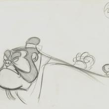 Mulan Yao Rough Production Drawing (1998) - ID: jul22362 Walt Disney