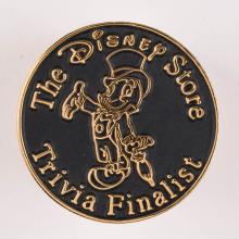 The Disney Store Trivia Finalist Pin (c.1990s) - ID: jul22432 Disneyana