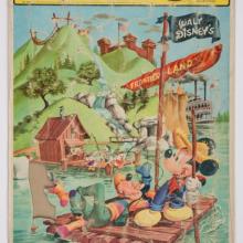 Disneyland Frontierland Frame-Tray Puzzle (c.1950's/1960's) - ID: jul22438 Disneyana