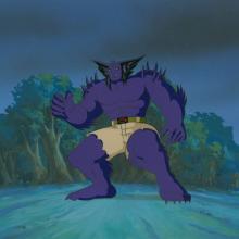 X-Men The Fifth Horseman Matching Beast Production Cel and Background (1997) - ID: jul24038 Marvel