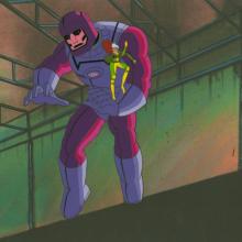 X-Men Night of the Sentinels, Part II Rogue Battle Production Cel (1992) - ID: jul24110 Marvel