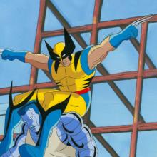 X-Men The Unstoppable Juggernaut Colossus & Wolverine Production Cel (1993) - ID: jul24151 Marvel