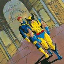 X-Men Days of Future Past, Part II Cyclops & Wolverine Production Cel (1993) - ID: jul24152 Marvel