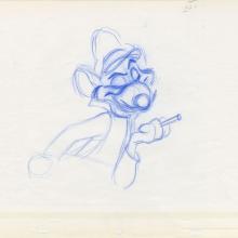 Great Mouse Detective Basil Production Drawing (1986) - ID: jun22320 Walt Disney