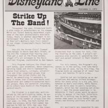 Disneyland Line Vol. 11 No. 36 Newsletter (September 1979) - ID: jun22545 Disneyana