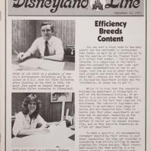 Disneyland Line Vol. 11 No. 37 Newsletter (September 1979) - ID: jun22546 Disneyana