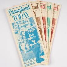 Collection of 5 Disneyland Today Souvenir Guidebooks (September 1986) - ID: jun22824 Disneyana