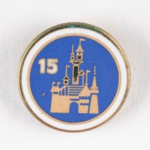 Disneyland Cast Member 15-Year Service Award Pin - ID: jun23138 Disneyana