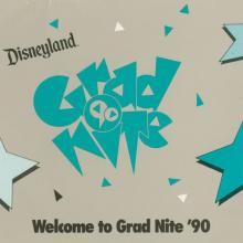 Disneyland Grad Nite '90 Event Program (1990) - ID: jun24090 Disneyana